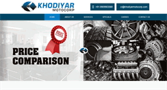 Desktop Screenshot of khodiyarmotocorp.com